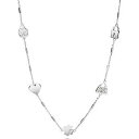 【送料無料】ジュエリー・アクセサリー ロゼラインシルバージルコンハートクローバーrosato linea sogni collana donna in argento e zirconi cuore quadrifoglio rso01(4)