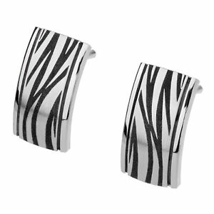 【送料無料】ジュエリー・アクセサリー エルンストデザインイヤリングステンレススチールパターンernstes design orecchini e482 acciaio inox inciso con motivo