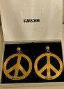 yzWG[EANZT[ XL[mXL[mIbL[js[XCOkI[Hj[moschino hamp;m h amp; moschino orecchini peace earrings nuovo ovp