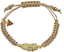 【送料無料】ジュエリー・アクセサリー ブレスレットゲススチールゴールドコードクリスタルリーフスチールbracciale donna guess ubb21340 acciaio oro cordoncino cristalli foglia steel