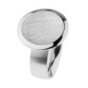 ジュエリー・アクセサリー ステンレスdesign serio anello r700 acciaio inox lucidata grattata 20 mm larghezza 4865