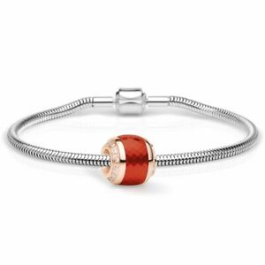 【送料無料】ジュエリー・アクセサリー ベーリングシュマックセットブレスレットチャームステンレススチールチャームセット