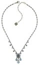 【送料無料】ジュエリー・アクセサリー コンプロットコリアープールサイドフラワークリスタルコリアーkonplott ycollier pool side flower, fantastico collier con cristalli in blu