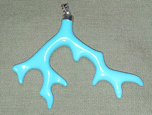 【送料無料】ジュエリー・アクセサリー ターコイズシルバーペンダントciondolo donna branche di turchese e argento 925