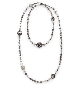 【送料無料】ジュエリー・アクセサリー ステンドグラスメタルロングアリュールネックレスcollana allur..