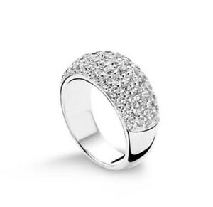 【送料無料】ジュエリー・アクセサリー ティセントスターリングシルバーセットリングサイズ£ genuine ti sento sterling silver cz set ring 1546zi size 54 n £109