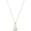 【送料無料】ジュエリー・アクセサリー スワロフスキーネックレスローズゴールドcollana swarovski donna 5473024 lega metallica oro rosa(4)