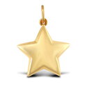 【送料無料】ジュエリー・アクセサリー ウーマンゴールドイエローペンダントチャームスターdonna 9ct oro giallo pendente charm stella