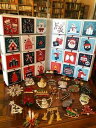 yzWG[EANZT[ bgBe[WNX}XsAhxgJ_[_tlot 24 vintage christmas pins amp; handmade advent calendar wonderful gift 2