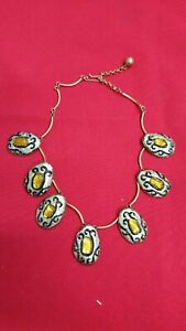 【送料無料】ジュエリー・アクセサリー コリアーアンシエンアンエモーシグネアンドレバロットパリcollier ancien en emaux signe andree barot paris ref53074