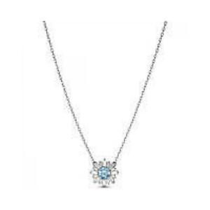 【送料無料】ジュエリー・アクセサリー スワロフスキーネックレスシルバーcollana swarovski donna 5536742 lega metallica argento