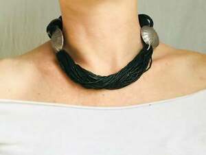 【送料無料】ジュエリー・アクセサリー アンバージェイドシルバーネックレスカレンアルジェントラウンドネックambra, giada amp; argento collana karen argento girocollo