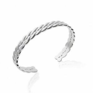 【送料無料】ジュエリー・アクセサリー ジョンクアンアルジャンロジエメイルトレッセjonc en argent 9251000 rhodie maille tressee