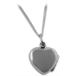 ジュエリー・アクセサリー スターリングシルバーポリッシュハートメダリオンargento sterling lucidato medaglione a cuore