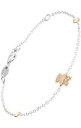 【送料無料】ジュエリー・アクセサリー クレプソブレスレットジュニアシルバーホワイトゴールドbracciale klepsoo 187119 junior silver oro bianco
