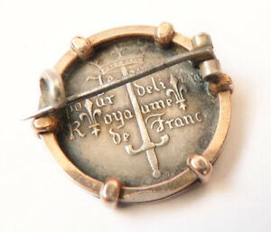 hokushinの【送料無料】ジュエリー・アクセサリー ジャンヌダルクブロシュアージェントマッシフシエクルメダルジョアンオブアークjeanne darc broche argent massif 19e siecle silver medal joan of arc｜アングル3