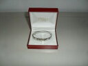 【送料無料】ジュエリー・アクセサリー ブレスレットモデルprestigioso bracciale rigido modello love in acciaio e oro