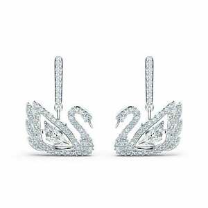 【送料無料】ジュエリー アクセサリー スワロフスキージルコニダンスイヤリングswarovski zirconi bianco senza tempo che balla swan orecchini 5514420