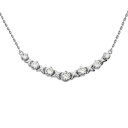【送料無料】ジュエリー・アクセサリー ネックレスホワイトゴールド100 ctw xoxo collana in 14k oro bianco