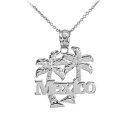 【送料無料】ジュエリー・アクセサリー ホワイトゴールドメキシコパームツリーネックレスペンダントbianco 14k oro mexico albero di palma collana con ciondolo