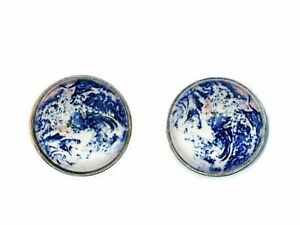 【送料無料】ジュエリー・アクセサリー カボションアペルノミニブリングcabochon a perno immagine satellitare mondo miniblings satellite terra nello spazio blu