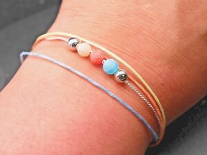 【送料無料】ジュエリー・アクセサリー ガラスパールブレスレットシルバーメタルpiu bracciale colorato con perle in vetro colorato metallo argento