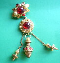 【送料無料】ジュエリー・アクセサリー ブロッシュドミニクデナフィーナドリー485 broche dominique denaive resine doree(4)