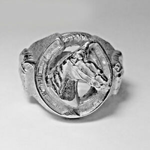 【送料無料】ジュエリー・アクセサリー ソリッドスターリングスタンプシルバープラチナディップホース..