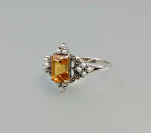 ̵ۥ奨꡼꡼ Сȥѡ9927287 925er argento citrinperlenri...