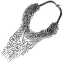 ジュエリー・アクセサリー ビーズクリスタルネックレスオッタヴィアンニビジューcollana con perline e cristalli ottaviani bijoux 500181c