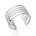 【送料無料】ジュエリー・アクセサリー ジョンクエンアージェントマスロディエシンクフィルスモダンシックjonc large en argent massif 9251000 rhodie cinq fils rangs moderne et chic