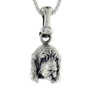 【送料無料】ジュエリー・アクセサリー スターリングブラッドハウンドシルバードッグペンダントヘッドペンダントargento sterling bloodhound...