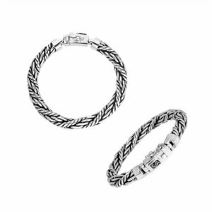 【送料無料】ジュエリー・アクセサリー シンプルシルバースターリングシルバーブレスレットargento sterling braccialetto con semplice argento ab1101s216cm
