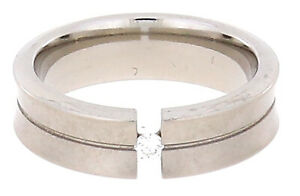 【送料無料】ジュエリー・アクセサリー グロリアスタータイタンリングリングサイズogloria star titan anello con un brillante anello dimensioni 54 17,20 mm o