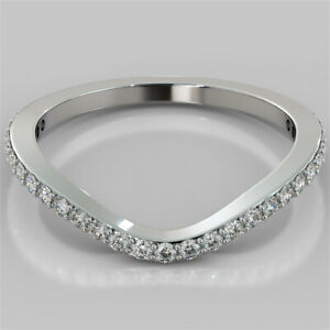 【送料無料】ジュエリー・アクセサリー ラウンドエタニティオリジナルモイッサニテリングエンゲージメントホワイトゴールド040 kt rotondo eternity originale moissanite fidanzamento anello 14k oro bianco