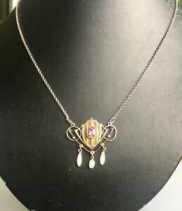 【送料無料】ジュエリー・アクセサリー ペンデンティフアールヌーヴォープリケアジュールアンティークアールヌーヴォープリケアジュールペンダントpendentif art nouveau plique a jour antique art nouveau plique a jour p