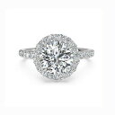 【送料無料】ジュエリー・アクセサリー ラウンドモアッサニテソリッドホワイトゴールド130 kt rotondo certificato moissanite fidanzamento anello 14k solid oro bianco