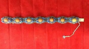 ̵ۥ奨꡼꡼ ƥ륷С֥쥹åȥʥХե饤ɥ꡼ǥantique chinese coral silver bracelet enameled butterflys filegree deco 191020