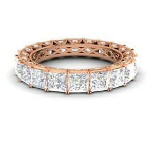 ̵ۥ奨꡼꡼ ץ󥻥˥ƥꥸʥ⥤å˥ƥ370 kt principessa eternity originale moissanite fidanzamento ring 14k oro rosa