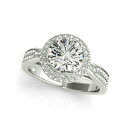【送料無料】ジュエリー・アクセサリー ラウンドモアッサニテソリッドホワイトゴールド200 kt rotondo certificato moissanite fidanzamento anello 14k solid bianco oro