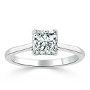 【送料無料】ジュエリー・アクセサリー プリンセスモイッサニテホワイトゴールドサイズ200 kt principessa moissanite fidanzamento fede nuziale 14k bianco oro misura 5