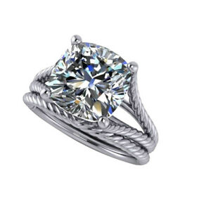 【送料無料】ジュエリー・アクセサリー リアルモイッサニテエンゲージメントセットマッシブリングホワイトゴールドサイズ20 kt vero moissanite f...