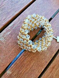 【送料無料】ジュエリー・アクセサリー ロッククリスタルブレスレットbracciale cr...