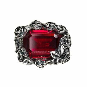 【送料無料】ジュエリー・アクセサリー ゴシックブラッドローズピューターブランドリングalchemy gothic sangue rose peltro anello nuovo di zecca