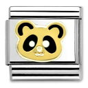 【送料無料】ジュエリー・アクセサリー オリジナルクラシックゴールドパンダペンダントヘッドノミネート£originale nomination classic gold panda testa ciondolo 03024818rrp £ 2200