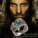【送料無料】ジュエリー アクセサリー ロードオブザリンググリーンジェイドチベットシルバーアラゴルンリングボーイフレンドムサスlord of the rings, green jade tibetan silver aragorns ring, boyfriend xmas gift