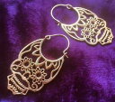 yzWG[EANZT[ uXLVRVK[XJt[vCO{zGXjbNpNbrass messicano sugar skull orecchini a cerchioboho, etnica, punk, regalo donna