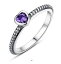 ̵ۥ奨꡼꡼ ѡץϡȥå󥰥󥰥anello di impilamento purple heart taglia 58