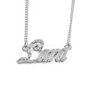 【送料無料】ジュエリー・アクセサリー ネックレスホワイトゴールドメッキラインストーンチェコクリスタルcollana con nome lara 18ct bianco oro placcatostrass cecoregalo di cristallo