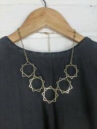 【送料無料】ジュエリー・アクセサリー ゴールドスターステートメントビブコスミックネックレスgold star collana statement bib cosmic